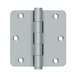 Deltana 3 1/2 x 3 1/2 Inch  Door Hinge - Brushed Chrome