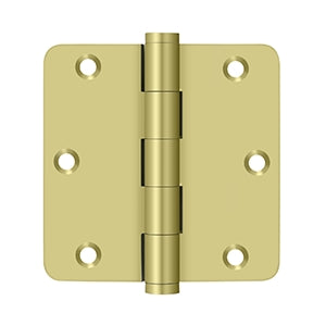 Deltana 3 1/2 x 3 1/2 Inch  Door Hinge - Polished Brass