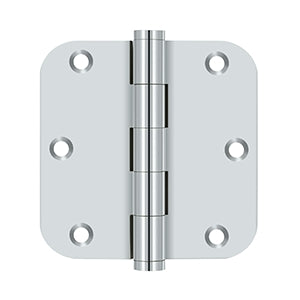 Deltana 3 1/2 x 3 1/2 Inch  Door Hinge - Polished Chrome