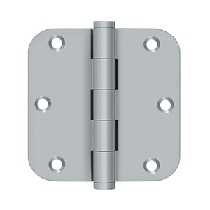 Deltana 3 1/2 x 3 1/2 Inch  Door Hinge - Brushed Chrome