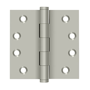 Deltana 4 x 4 Inch  Door Hinge - Brushed Nickel