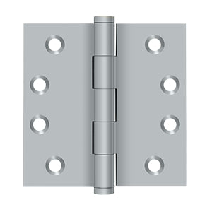 Deltana 4 x 4 Inch  Door Hinge -  Brushed Chrome