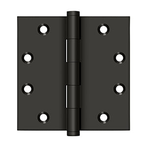 Deltana 4 1/2 x 4 1/2 Inch  Door Hinge -Oil Rubbed Bronze