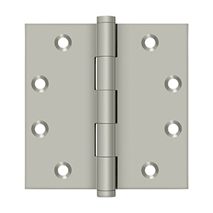 Deltana 4 1/2 x 4 1/2 Inch  Door Hinge - Brushed Nickel