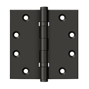Deltana 4 1/2 x 4 1/2 Inch  Door Hinge - Oil Rubbed Bronze