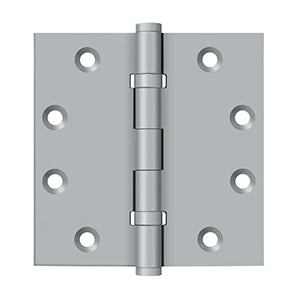 Deltana 4 1/2 x 4 1/2 Inch  Door Hinge - Brushed Chrome