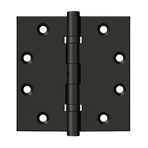Deltana 4 1/2 x 4 1/2 Inch  Door Hinge - Oil Rubbed Bronze