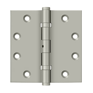 Deltana 4 1/2 x 4 1/2 Inch  Door Hinge - Brushed Nickel