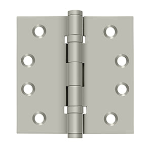 Deltana 4 x 4 Inch  Door Hinge - Brushed Nickel