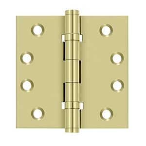 Deltana 4 x 4 Inch  Door Hinge - Unlacquered Brass