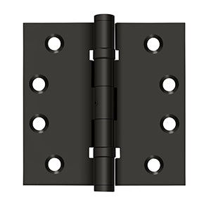 Deltana 4 x 4 Inch  Door Hinge - NRP Oil Rubbed Bronze