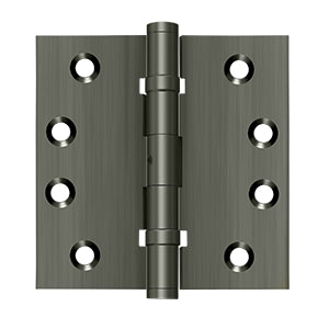 Deltana 4 x 4 Inch  Door Hinge - NRP Antique Nickel