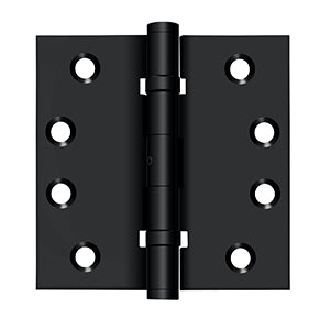 Deltana 4 x 4 Inch  Door Hinge - NRP Flat Black