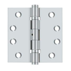 Deltana 4 x 4 Inch  Door Hinge - NRP Polished Chrome