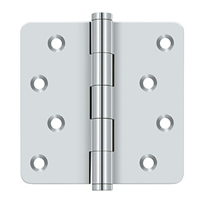 Deltana 4 x 4 Inch  Door Hinge - Polished Chrome