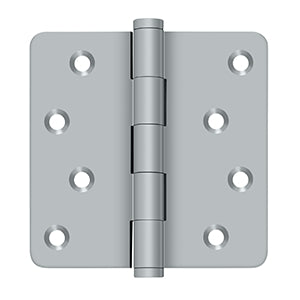 Deltana 4 x 4 Inch  Door Hinge - Brushed Chrome