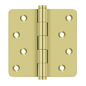 Deltana 4 x 4 Inch  Door Hinge - Polished Brass