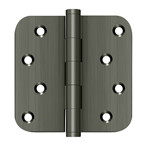 Deltana 4 x 4 Inch  Door Hinge - Antique Nickel