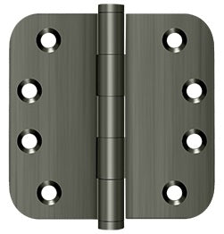 Deltana 4 x 4 Inch  Door Hinge - Antique Nickel