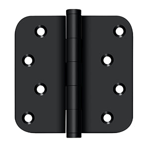 Deltana 4 x 4 Inch  Door Hinge - Flat Black
