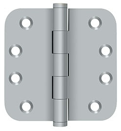 Deltana 4 x 4 Inch  Door Hinge - Brushed Chrome