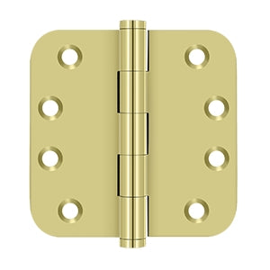 Deltana 4 x 4 Inch  Door Hinge - Polished Brass