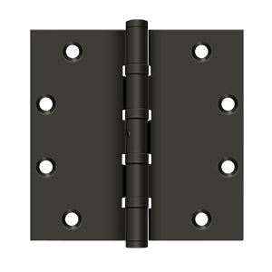 Deltana 5 x 5 Inch  Door Hinge - Oil Rubbed Bronze