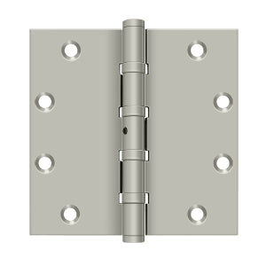 Deltana 5 x 5 Inch  Door Hinge - Brushed Nickel