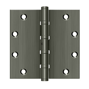 Deltana 5 x 5 Inch  Door Hinge - Antique Nickel