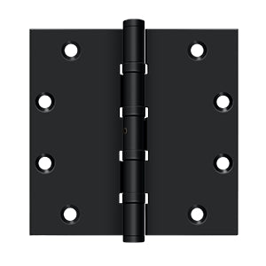 Deltana 5 x 5 Inch  Door Hinge - Flat Black
