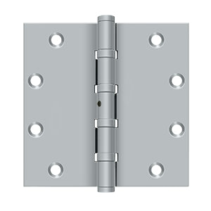 Deltana 5 x 5 Inch  Door Hinge - Brushed Chrome