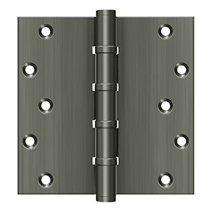 Deltana 6 x 6 Inch  Door Hinge - Antique Nickel