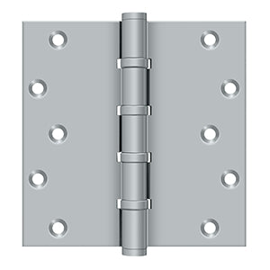 Deltana 6 x 6 Inch  Door Hinge - Satin Chrome