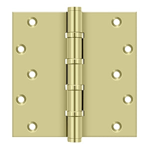 Deltana 6 x 6 Inch  Door Hinge - Unlacquered Brass