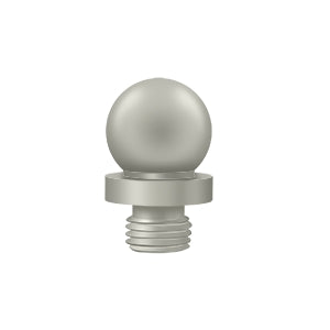 Deltana Ball Door Hinge Finial - Brushed Nickel