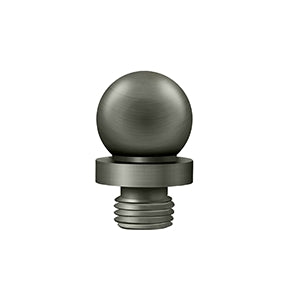 Deltana Ball Door Hinge Finial - Antique Nickel