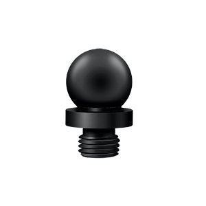 Deltana Ball Door Hinge Finial - Flat Black