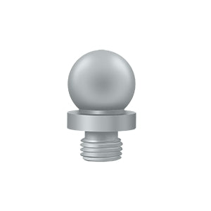 Deltana Ball Door Hinge Finial - Brushed Chrome