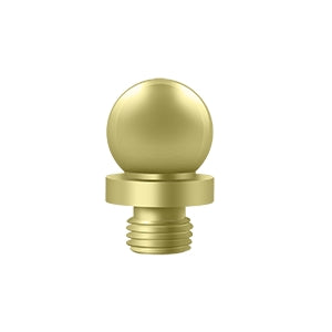 Deltana Ball Door Hinge Finial - Polished Brass