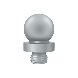 Deltana Ball Tip Door Hinge Finial - Brushed Chrome