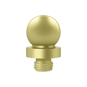 Deltana Ball Tip Door Hinge Finial - Polished Brass