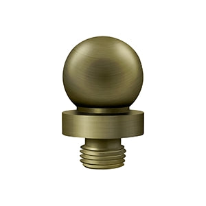 Deltana Ball Tip Door Hinge Finial - Antique Brass