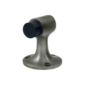 Deltana Solid Brass 3 Inch Floor Mounted Bumper - Antique Nickel