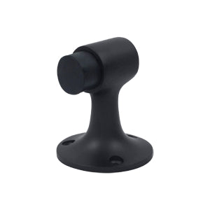 Deltana Solid Brass 3 Inch Floor Mounted Bumper - Flat Black
