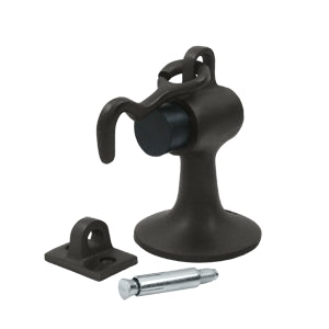 Deltana Solid Brass Cement Floor Mount Bumper - Oil Rubbed Bronze