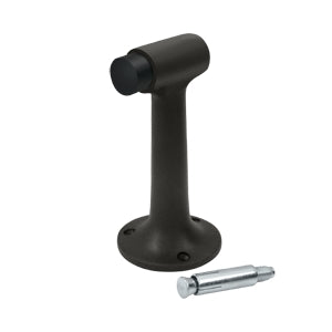 Deltana Solid Brass Heavy Duty 6 Inch Floor Mounted Bumper - Oil Rubbed Bronze
