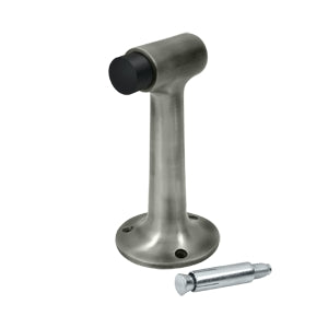 Deltana Solid Brass Heavy Duty 6 Inch Floor Mounted Bumper - Antique Nickel
