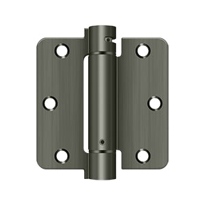 Deltana 3 1/2 x 3 1/2 Inch  Door Hinge - Antique Nickel
