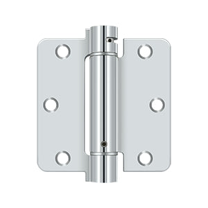 Deltana 3 1/2 x 3 1/2 Inch  Door Hinge - Polished Chrome