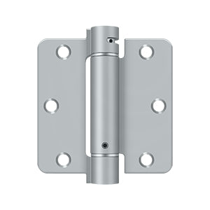 Deltana 3 1/2 x 3 1/2 Inch  Door Hinge - Brushed Chrome